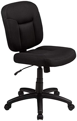 Amazon Basics AmazonBasics Office Chair, fabric, Black, 47㎝W×63㎝D×88-97.5㎝H